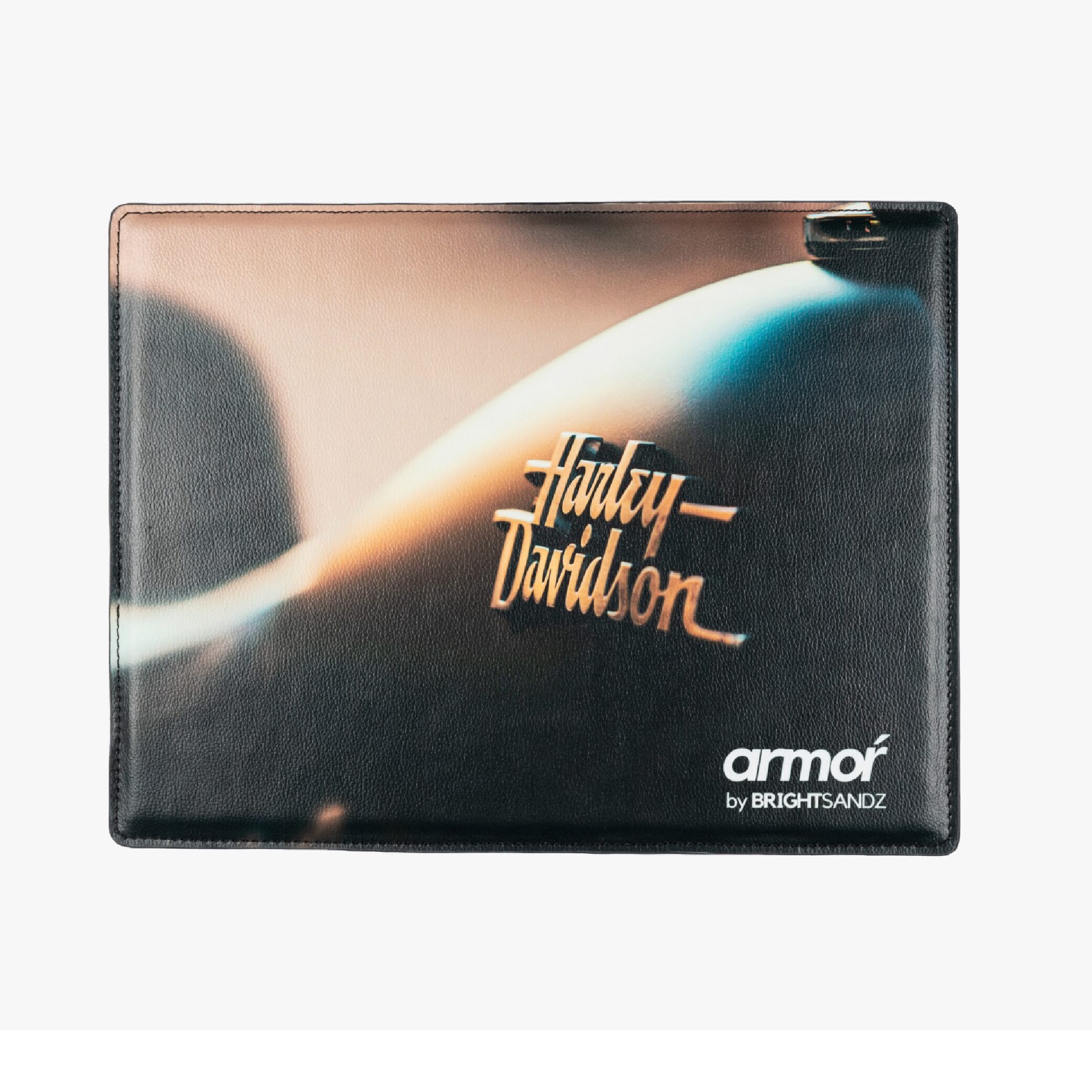 Armor' Laptop EMF radiation and heat shield - Harley Davidson - Medium 14" inches